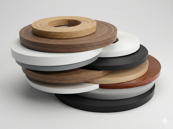 Realistic Wood Grain PVC Edge Trim